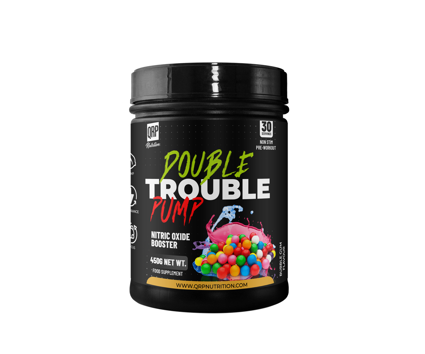 QRP Nutrition Double Trouble PUMP (450g) image 0