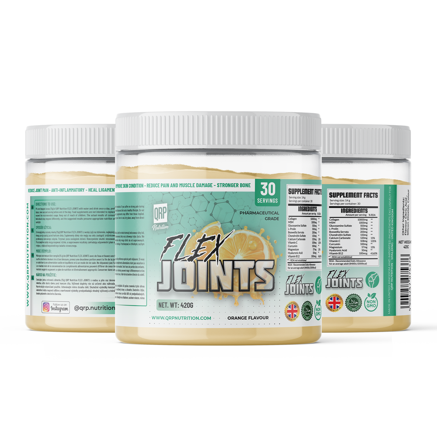 QRP Nutrition FLEX JOINTS (420g) image 1