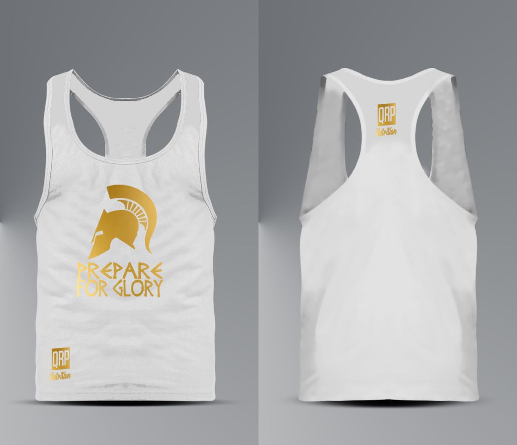 QRP Nutrition Gym Vest 'Prepare For Glory' image 1