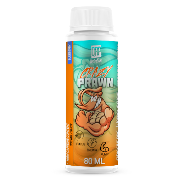 QRP Nutrition CRAZY PRAWN Pre-workout Shot 80ml image 0
