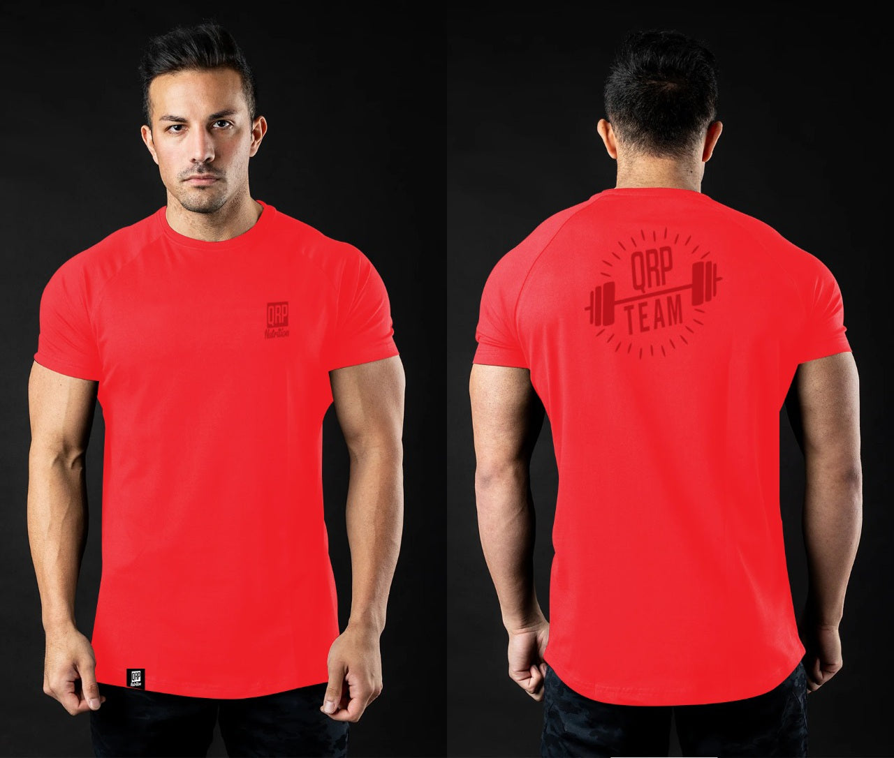 QRP Nutrition stretchy T-Shirt QRP Team image 3