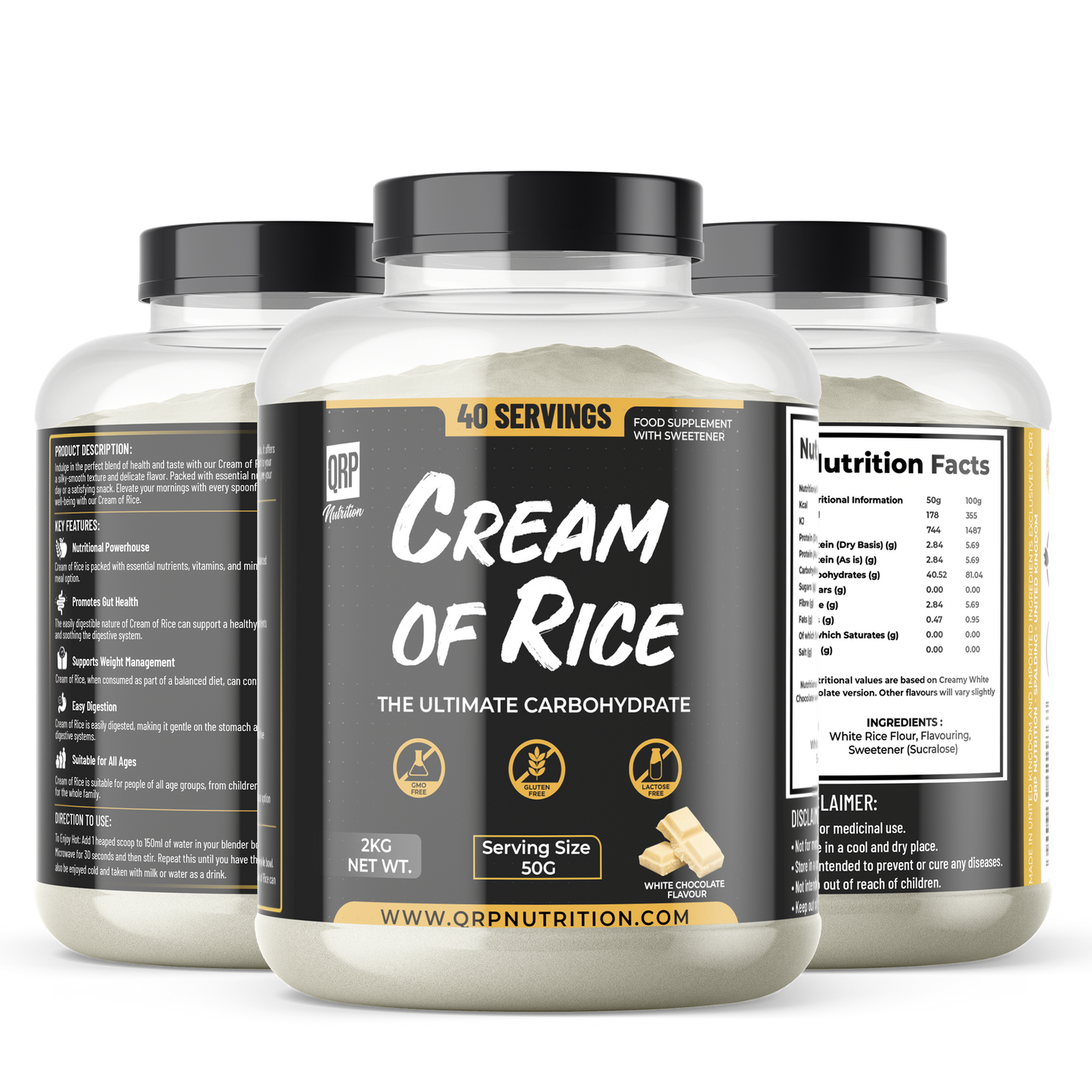 QRP Nutrition Cream of Rice 2kg image 0