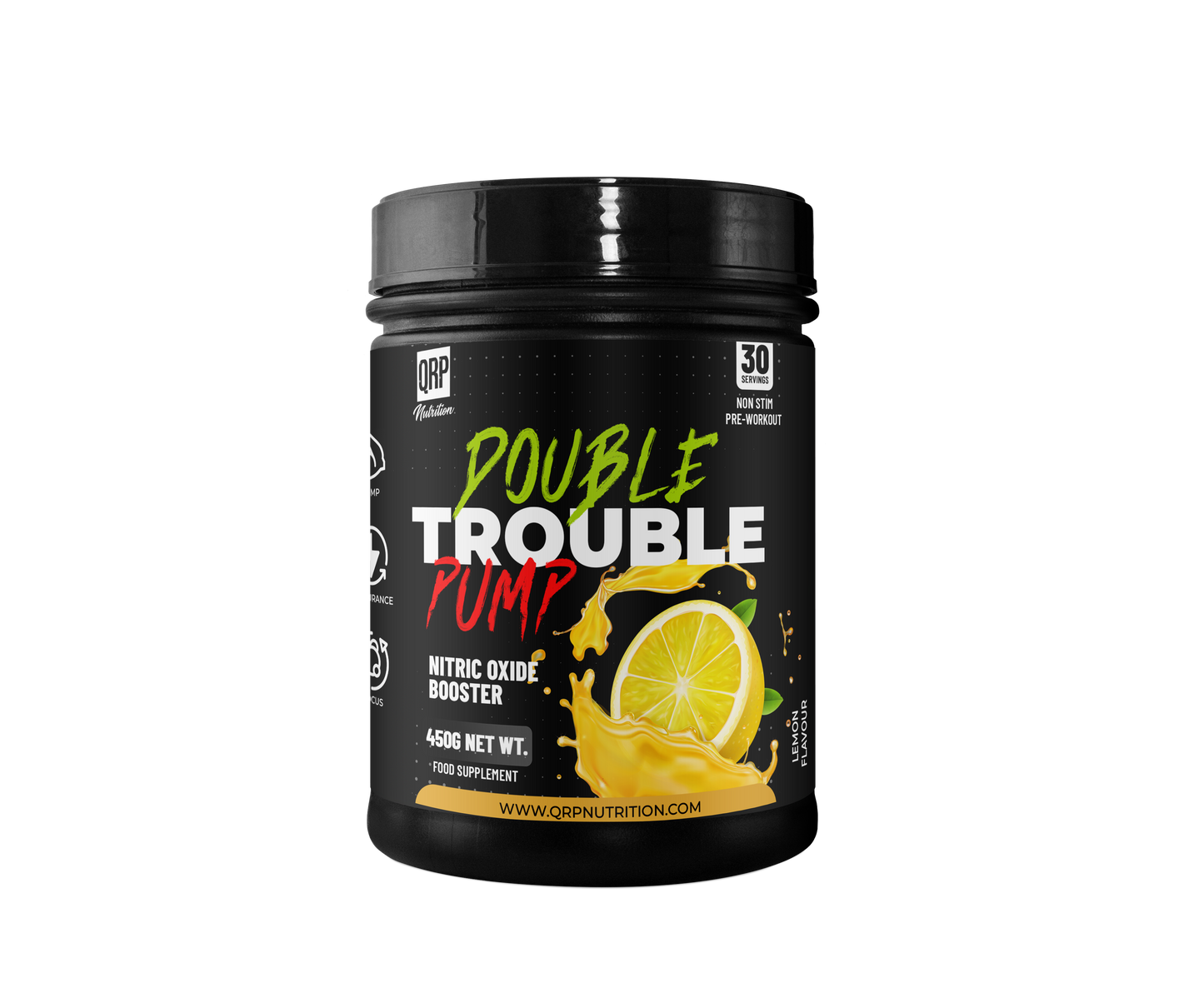 QRP Nutrition Double Trouble PUMP (450g) image 5
