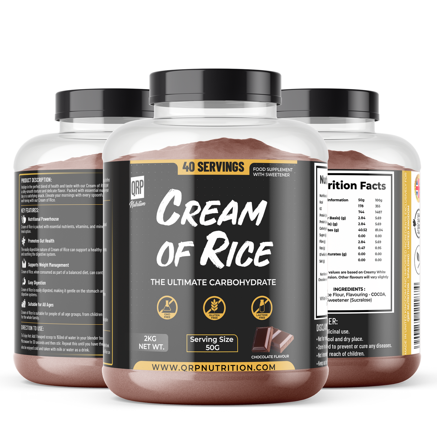 QRP Nutrition Cream of Rice 2kg image 2