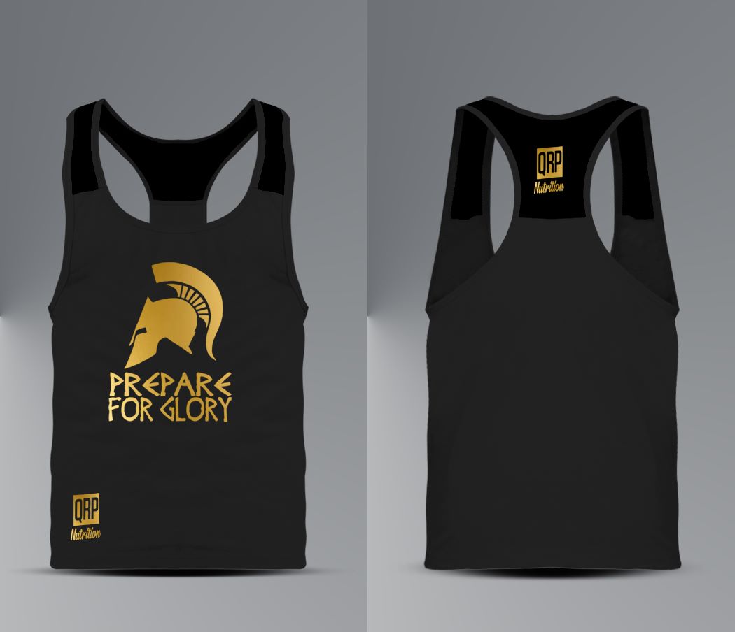 QRP Nutrition Gym Vest 'Prepare For Glory' image 0