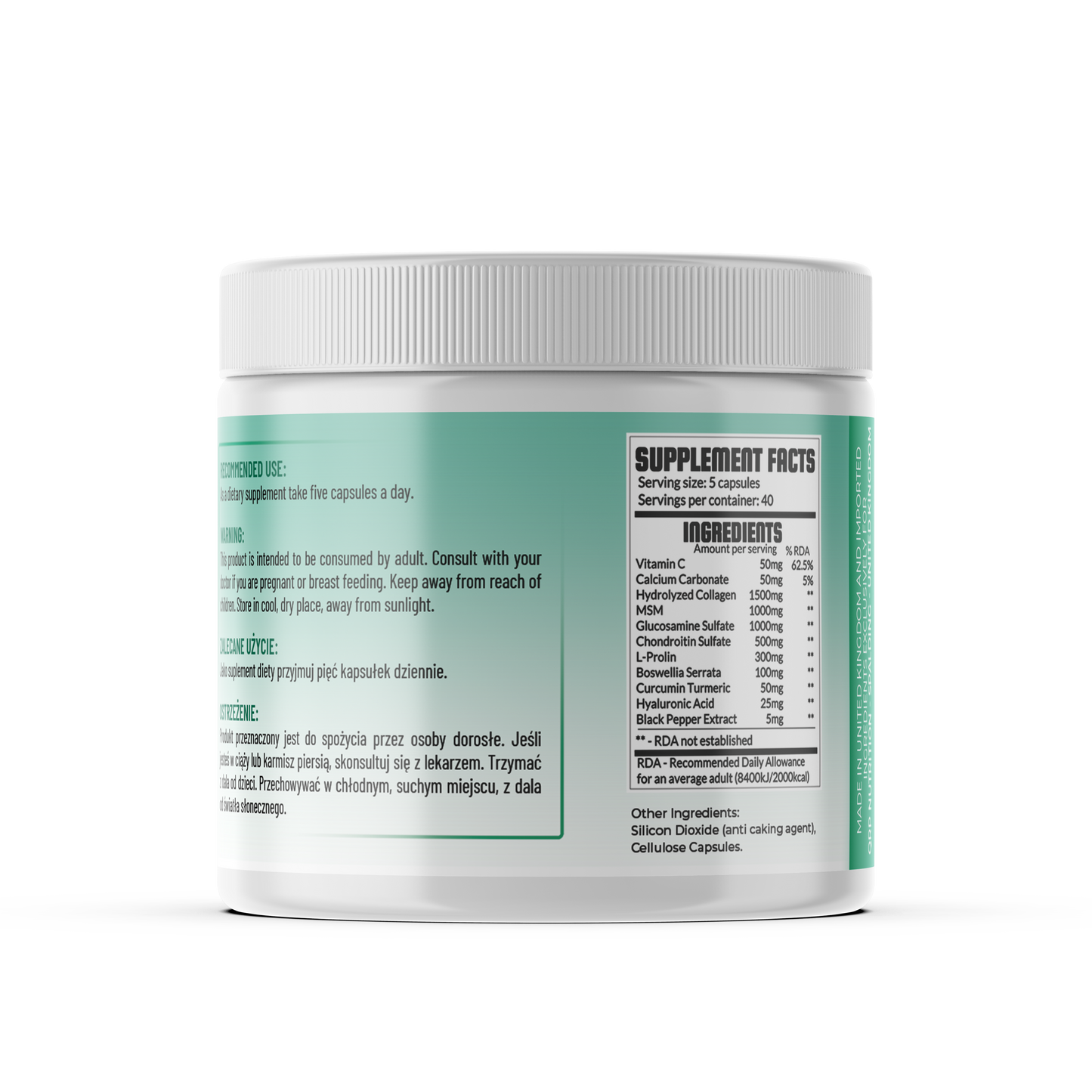 QRP Nutrition FLEX JOINTS 200capsules image 2