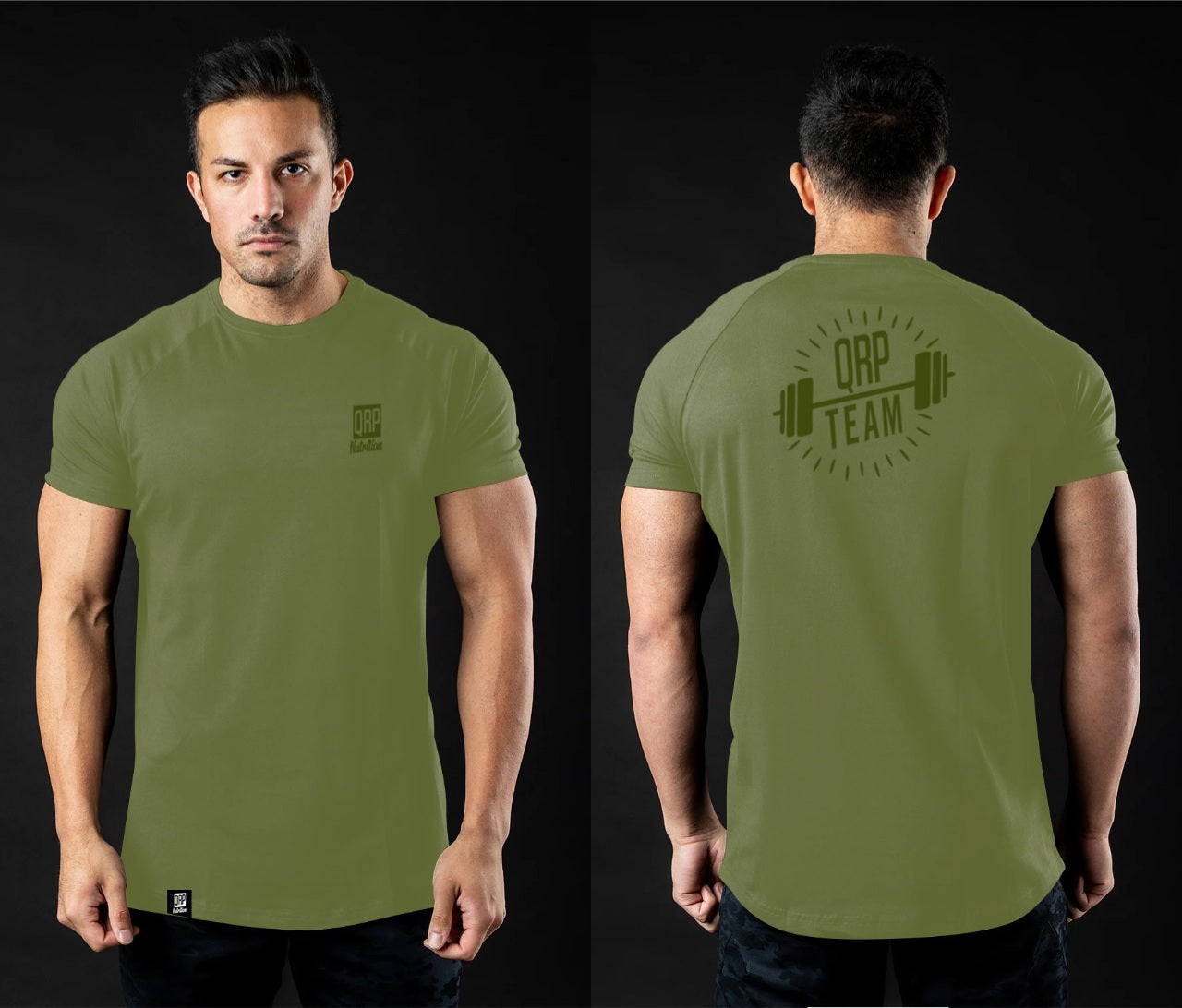 QRP Nutrition stretchy T-Shirt QRP Team image 5