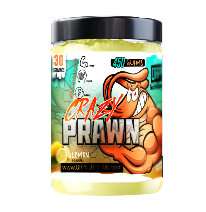 QRP Nutrition CRAZY PRAWN Pre-workout 450g image 0