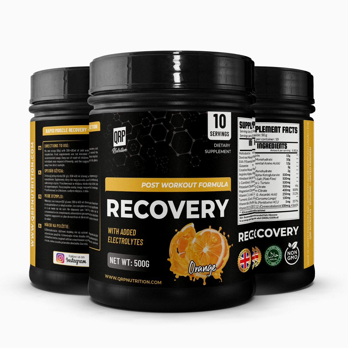 QRP Nutrition RECOVERY 500g image 1