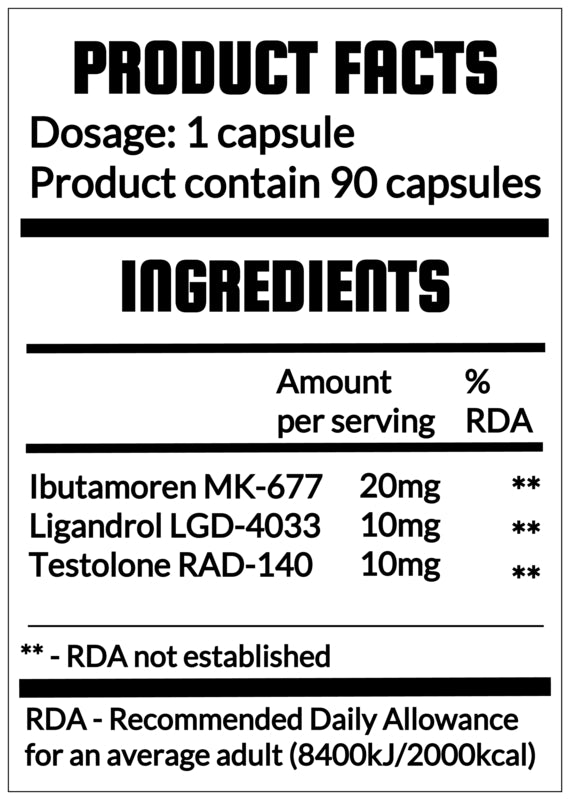 QRP Nutrition HULK BULK 40mg 90capsules image 1
