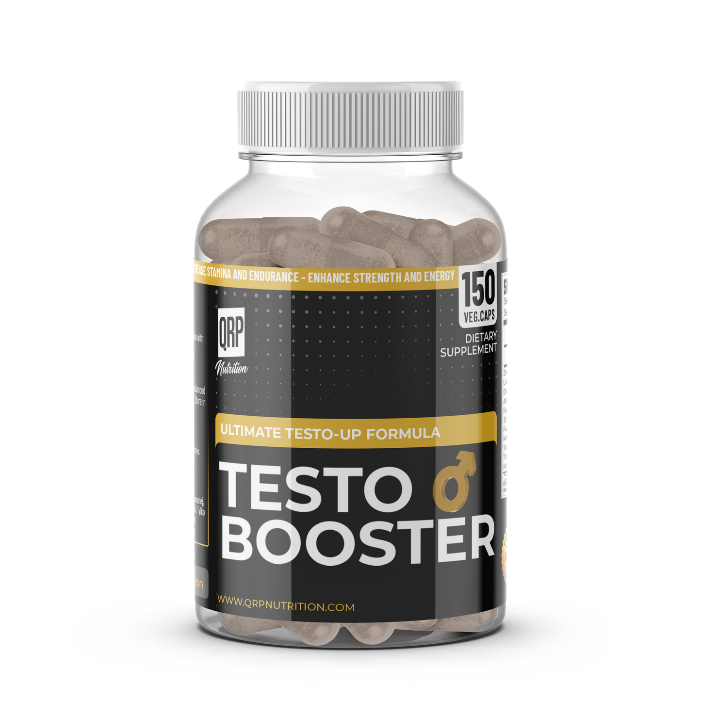 QRP Nutrition TESTO BOOSTER (150capsules) image 2