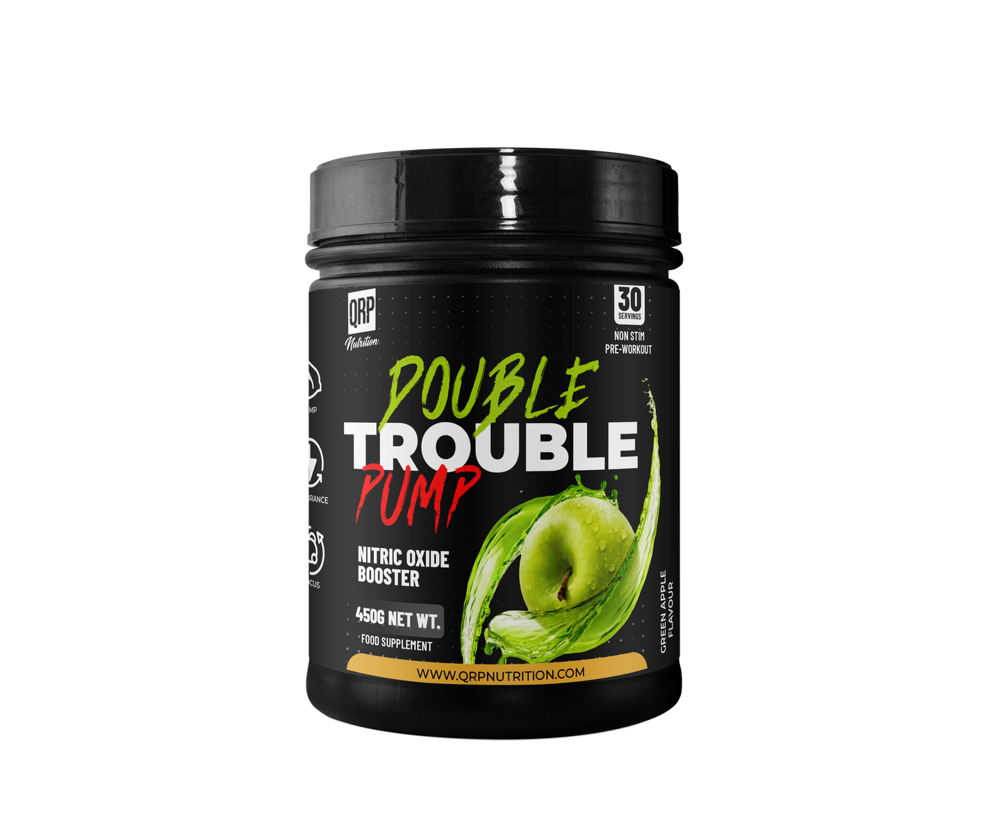 QRP Nutrition Double Trouble PUMP (450g) image 3