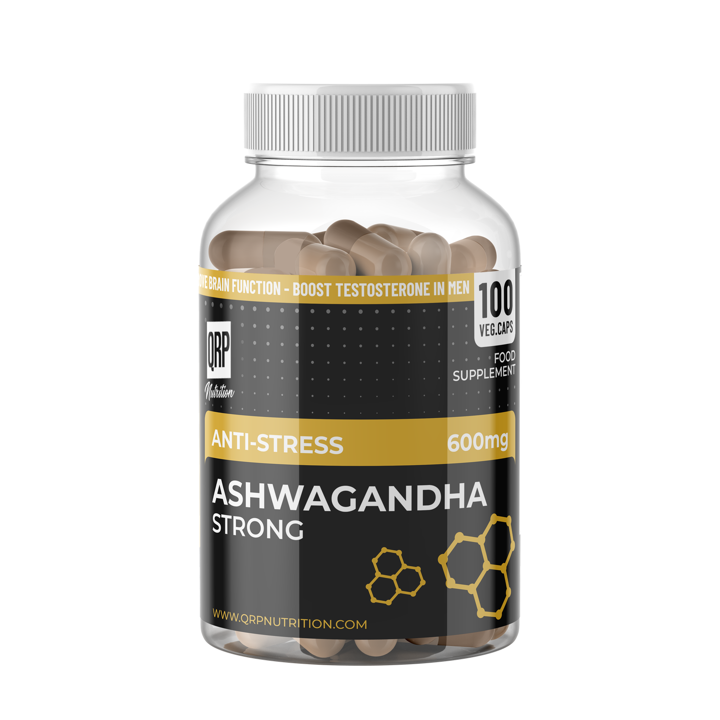 QRP Nutrition ASHWAGANDHA 600mg 100 veg. capsules image 0