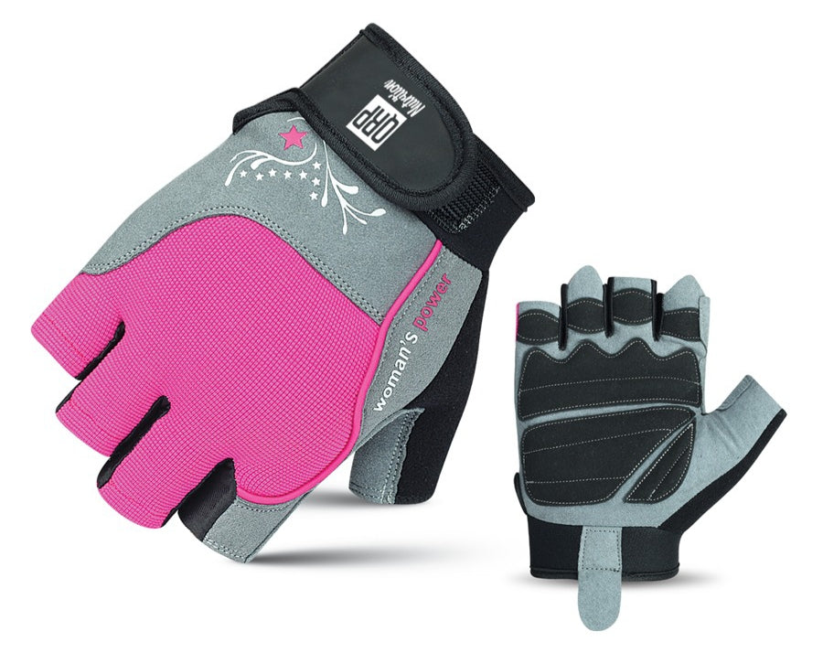 QRP Nutrition Pink Gym gloves image 0