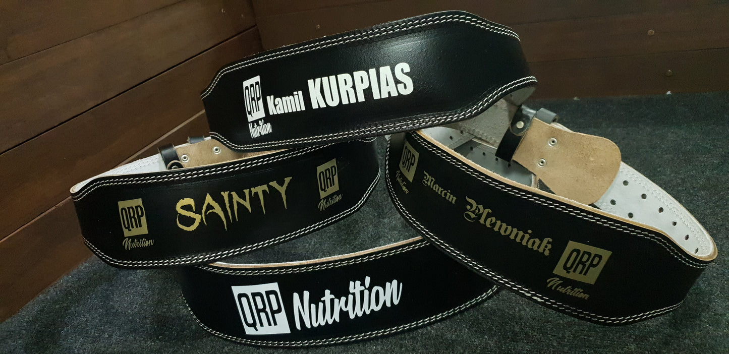 QRP Nutrition leather gym belt image 1