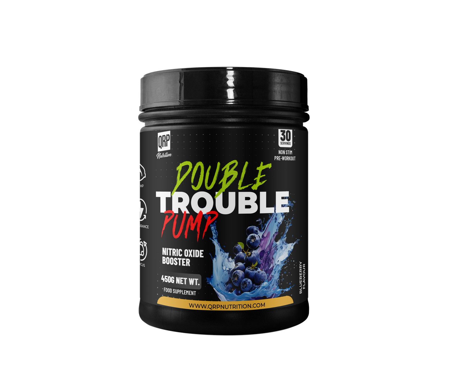 QRP Nutrition Double Trouble PUMP (450g) image 2