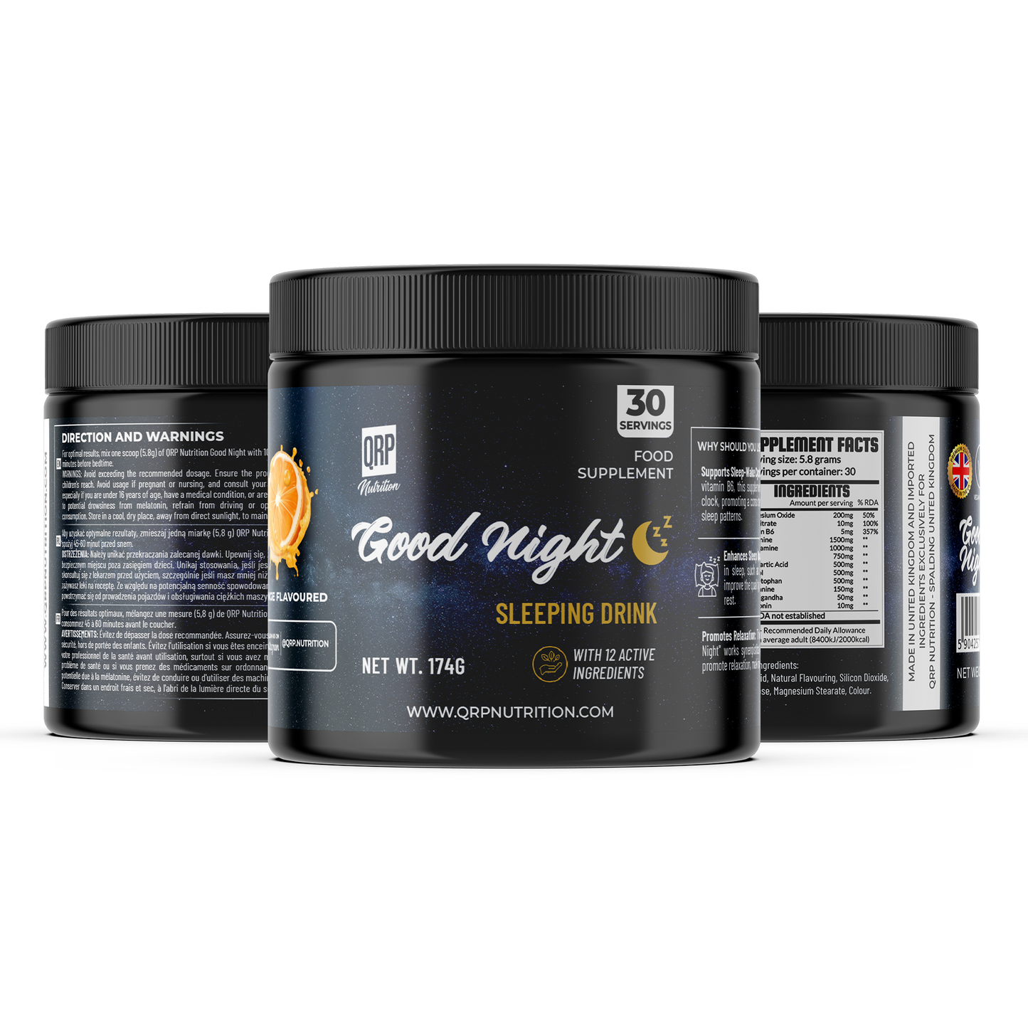 QRP Nutrition GOOD NIGHT Sleeping Drink 174g image 0