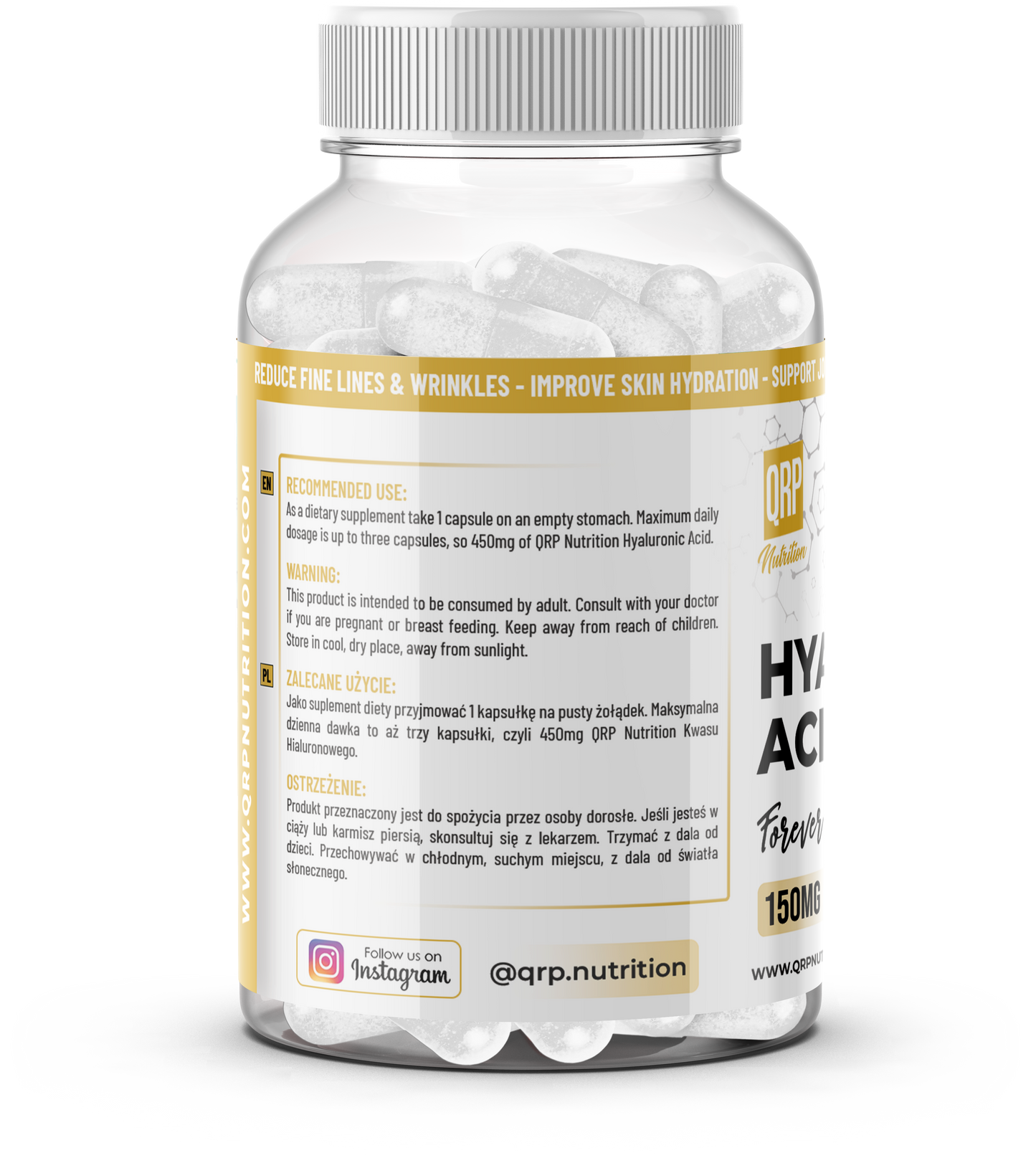 QRP Nutrition Hyaluronic Acid+ (100caps) image 2