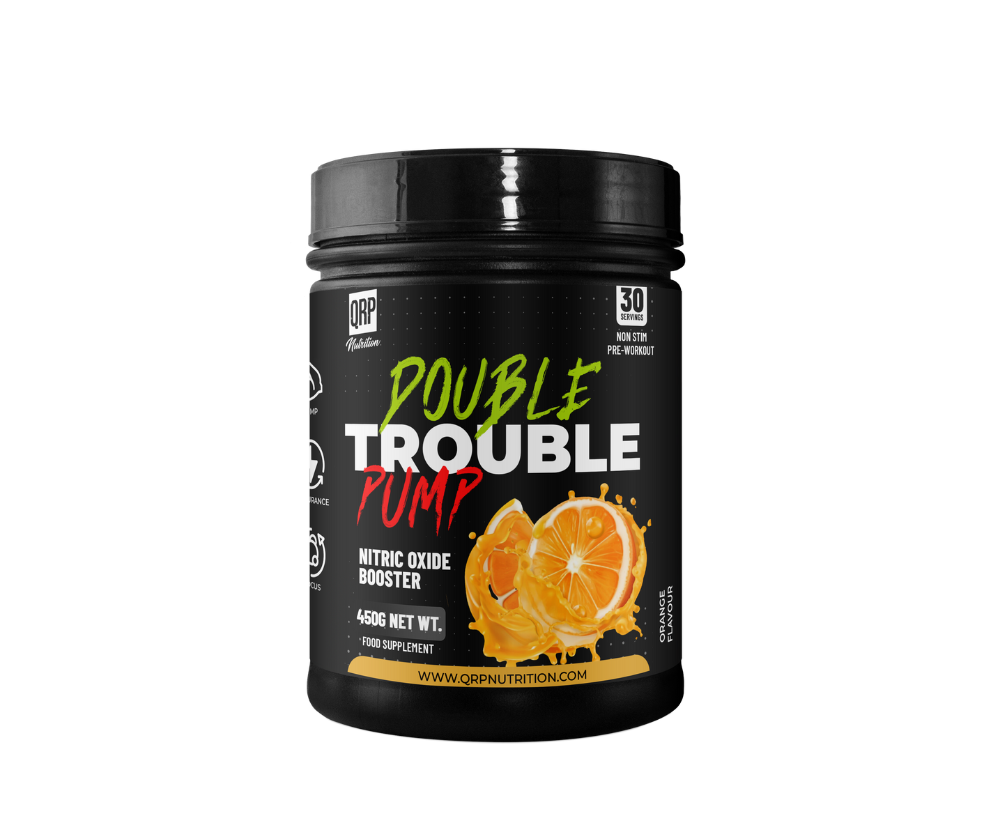 QRP Nutrition Double Trouble PUMP (450g) image 7