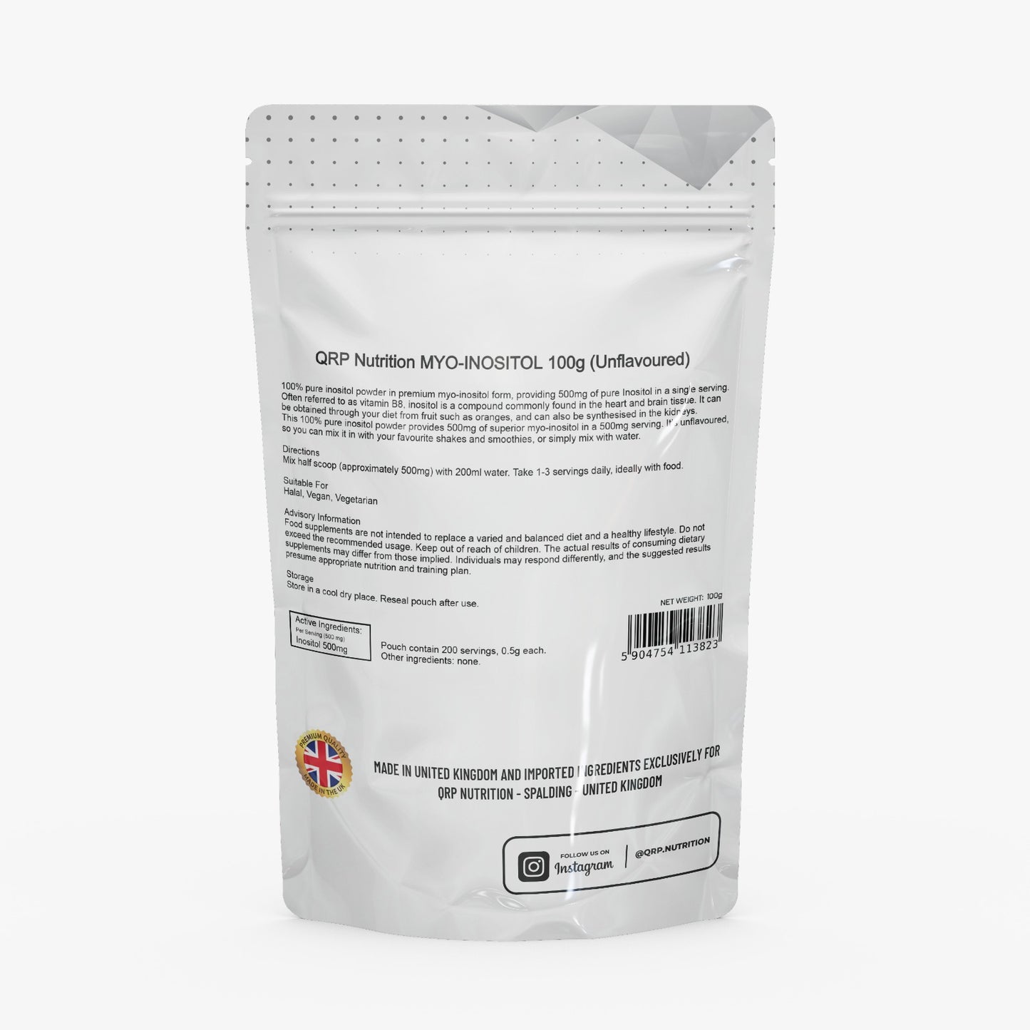 QRP Nutrition MYO-INOSITOL 100g