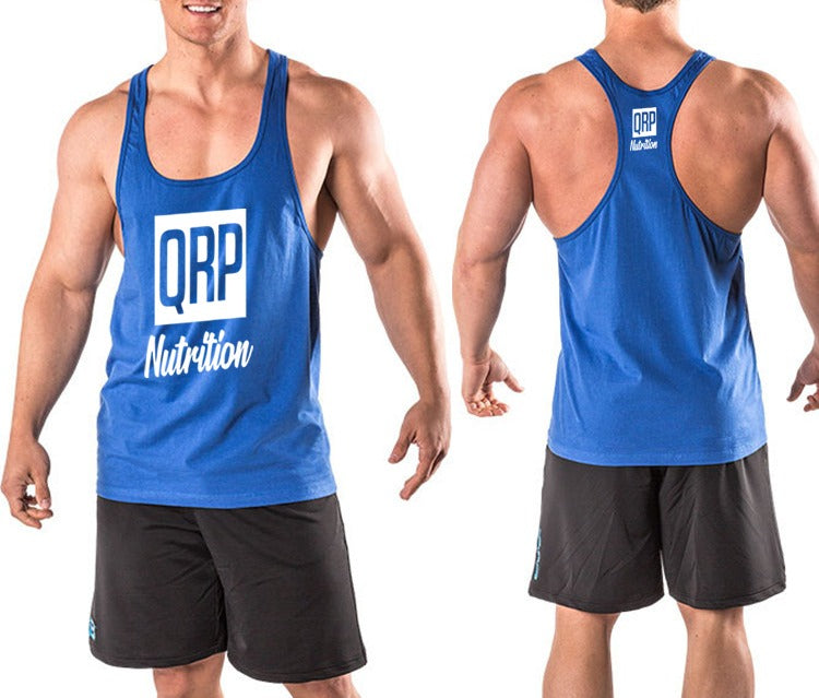 QRP Nutrition Blue Gym Vest image 0