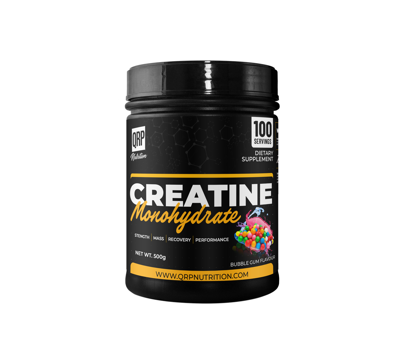 QRP Nutrition Creatine Monohydrate (250g / 500g) image 3