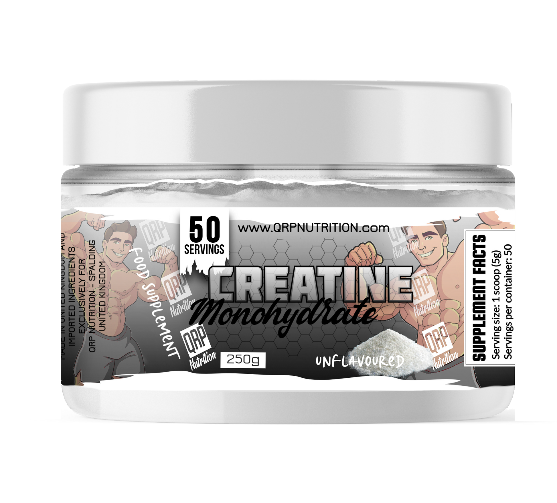 QRP Nutrition CreaPure Creatine Monohydrate  (250g/500g) image 0