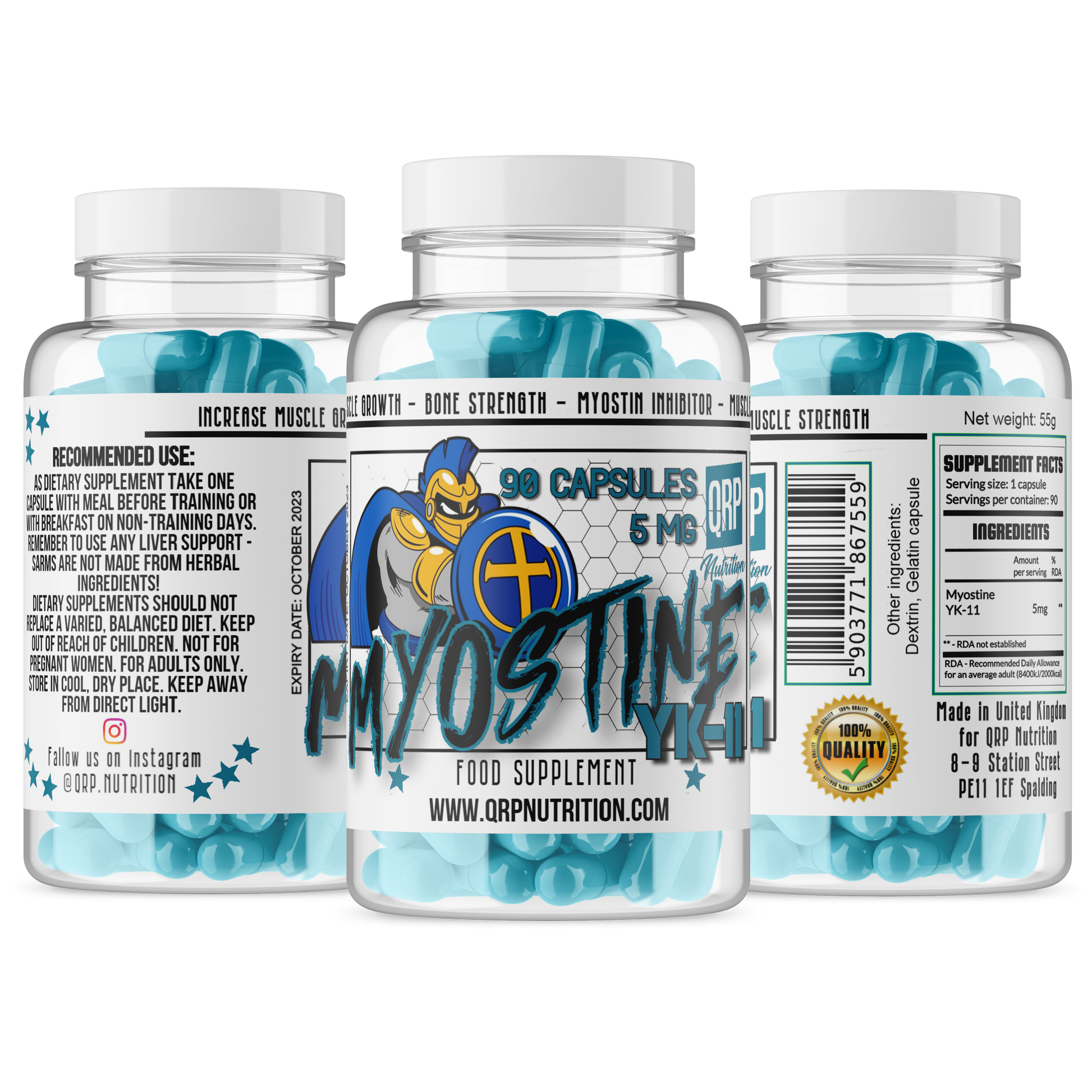 QRP Nutrition YK-11 (YK11) Myostine 5mg/20mg image 0