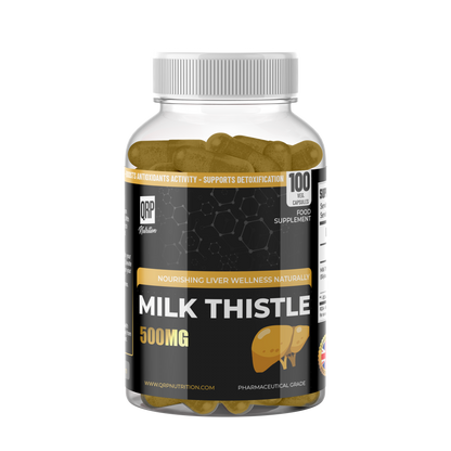 QRP Nutrition Milk Thistle 500mg 100capsules image 0