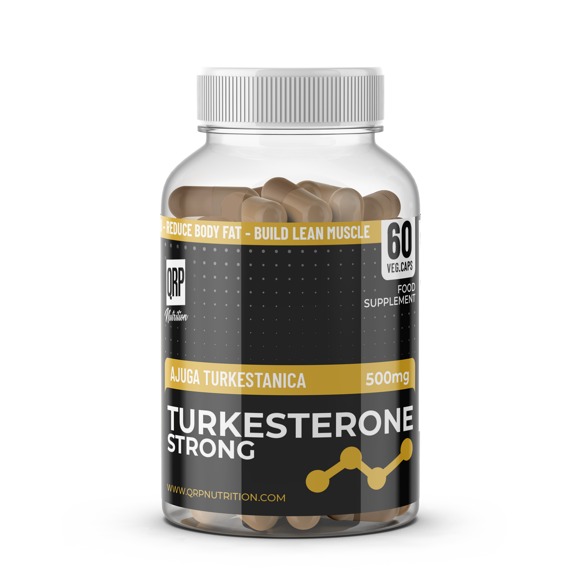 QRP Nutrition Turkesterone 500mg 60capsules image 0