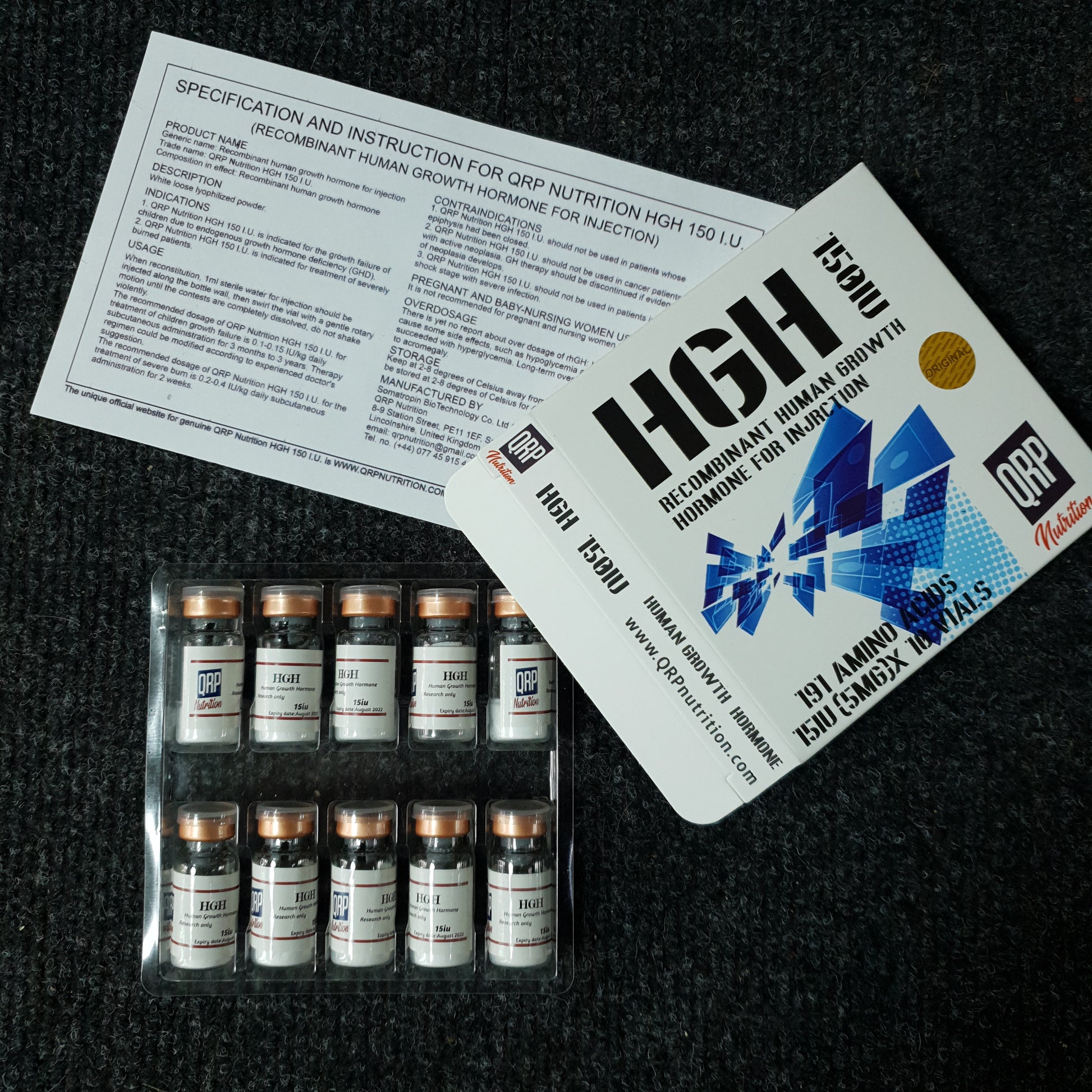 QRP Nutrition HGH 150iu  image 2