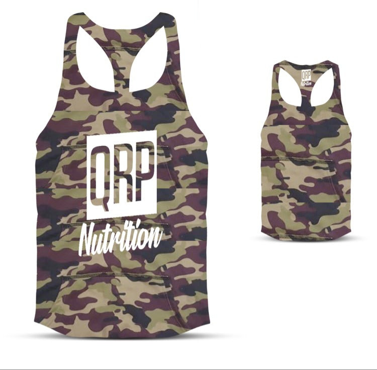 QRP Nutrition Camo Gym Vest image 0