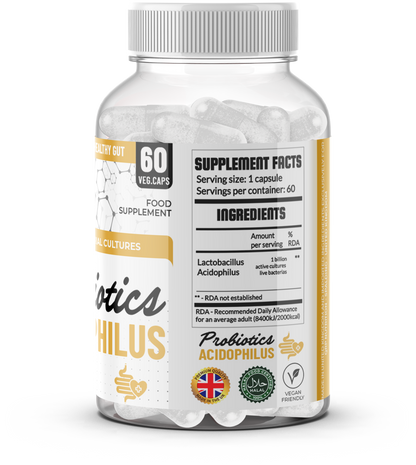 QRP Nutrition Acidophilus Probiotics (60 veg. capsules) image 2