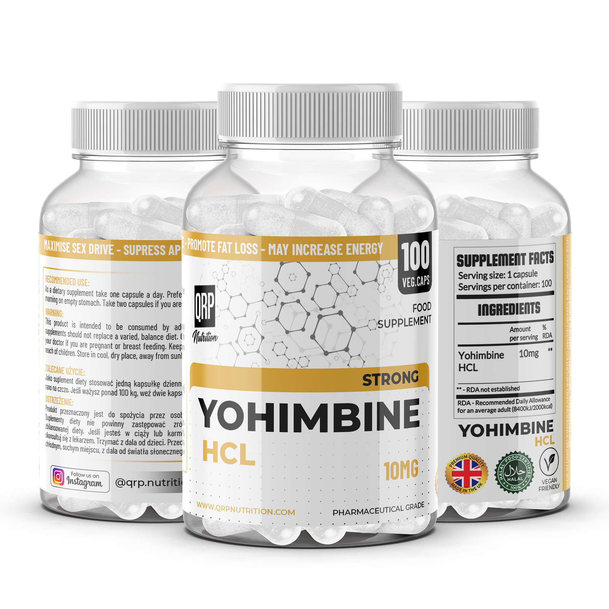 QRP Nutrition Yohimbine HCL image 0