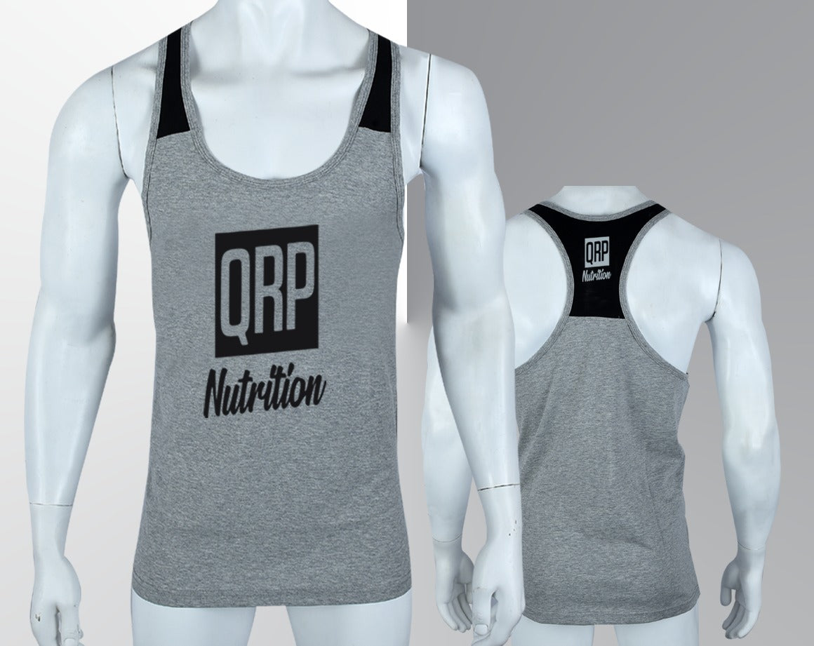 QRP Nutrition Grey Gym Vest image 0