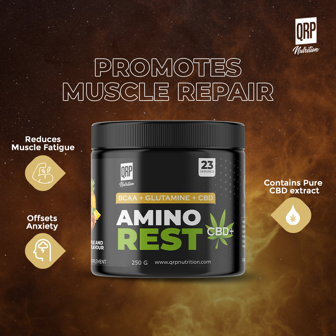 QRP Nutrition AMINO REST with CBD 250g image 2