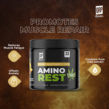 QRP Nutrition AMINO REST with CBD 250g image 2