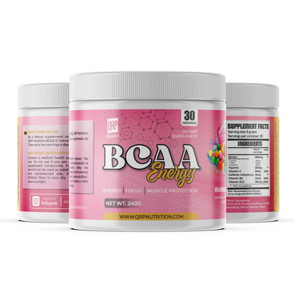 QRP Nutrition BCAA Energy 240g image 0