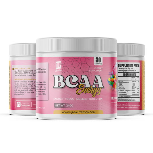 QRP Nutrition BCAA Energy 240g image 0