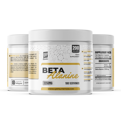 QRP Nutrition BETA ALANINE 1250mg 200 capsules image 0