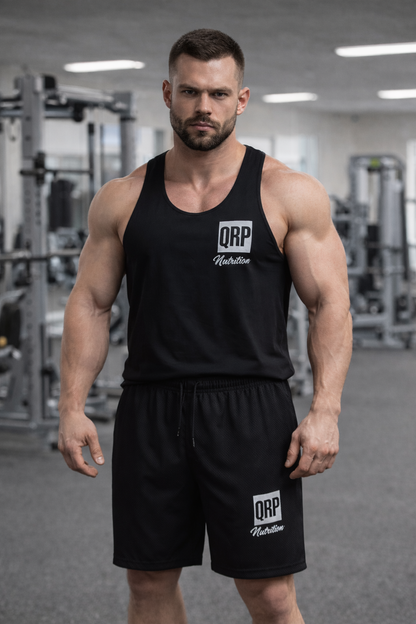 QRP Nutrition Men's Black Shorts