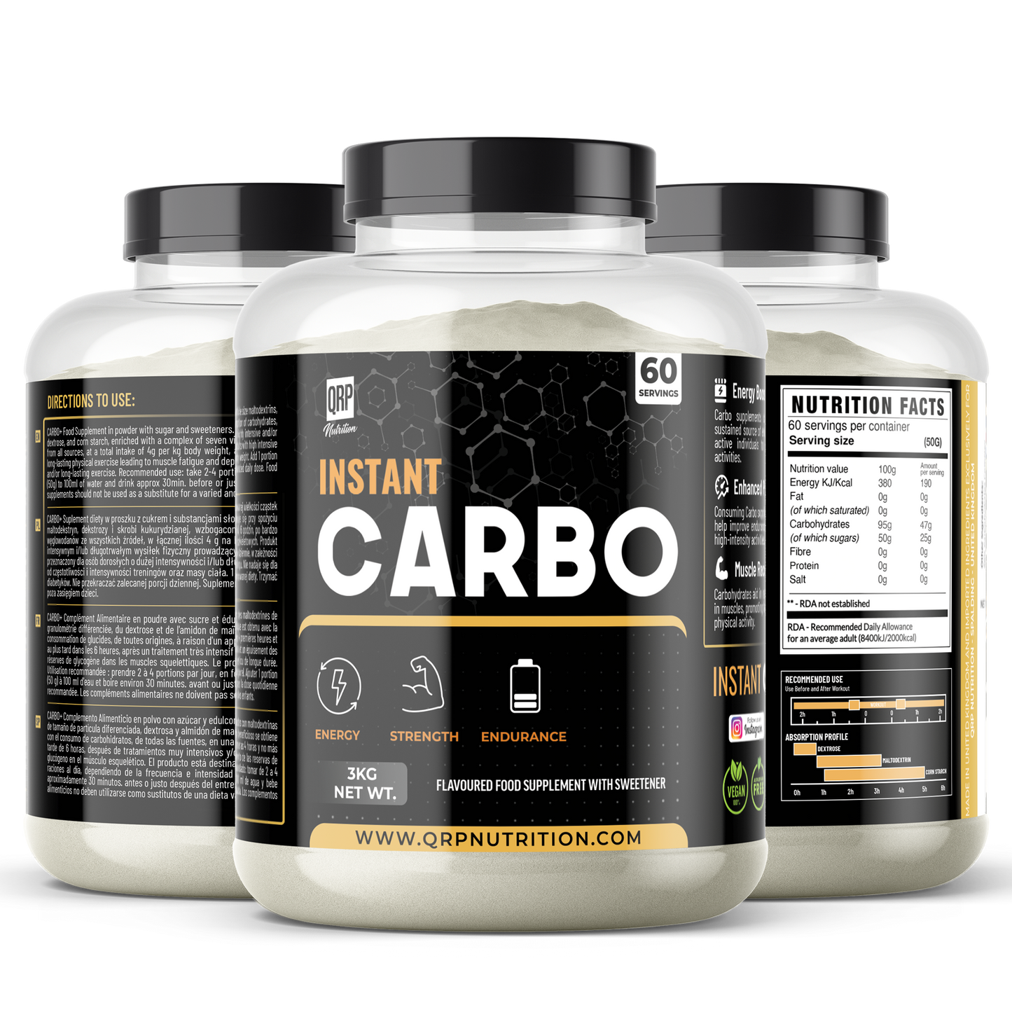 QRP Nutrition CARBO (1000/3000g) image 2