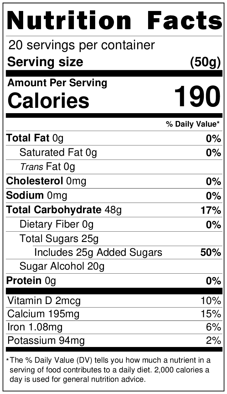 QRP Nutrition CARBO (1000/3000g) image 3