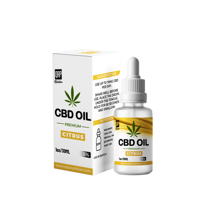 QRP Nutrition CBD Oil 5% (500mg) 30ml image 0