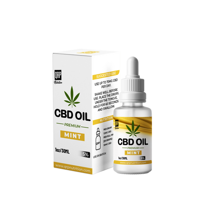 QRP Nutrition CBD Oil 5% (500mg) 30ml image 1