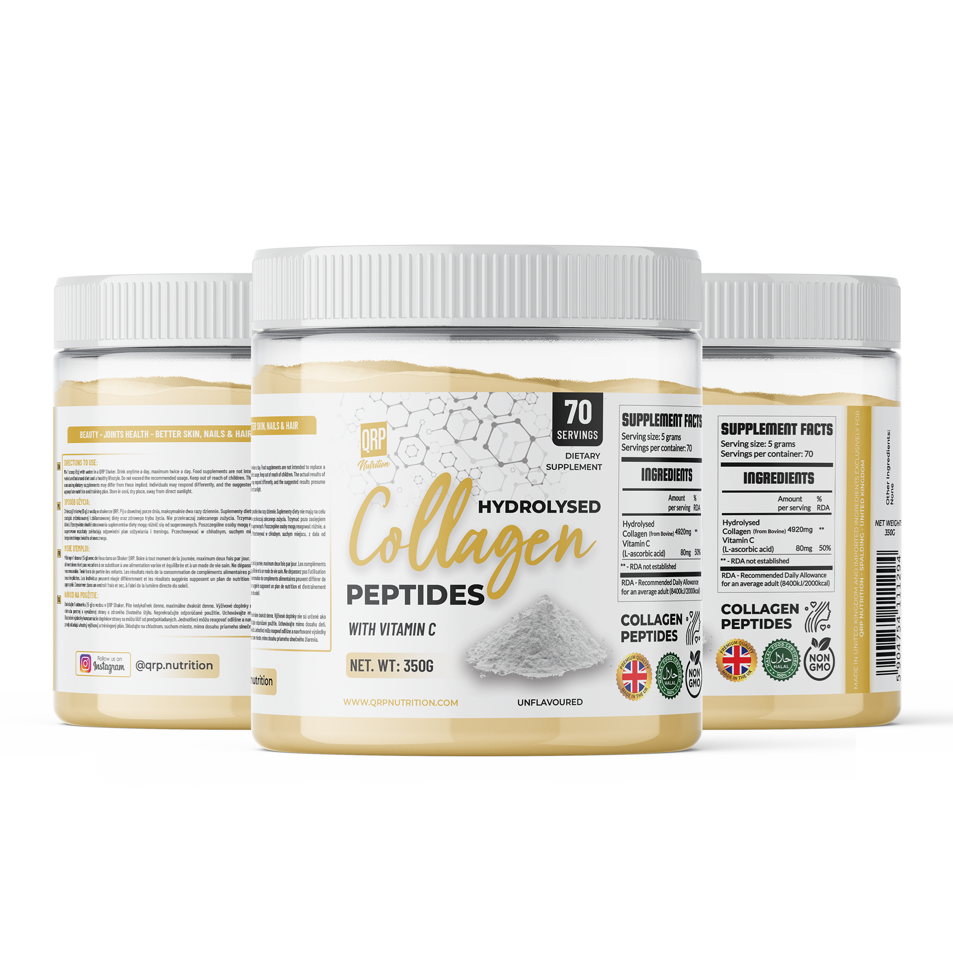 QRP Nutrition COLLAGEN+ 350g image 0