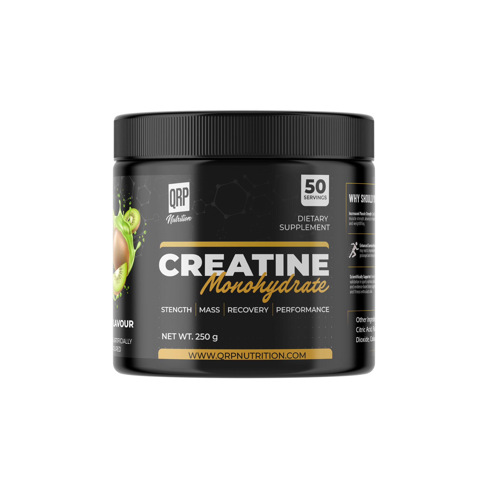 QRP Nutrition Creatine Monohydrate (250g / 500g) image 14