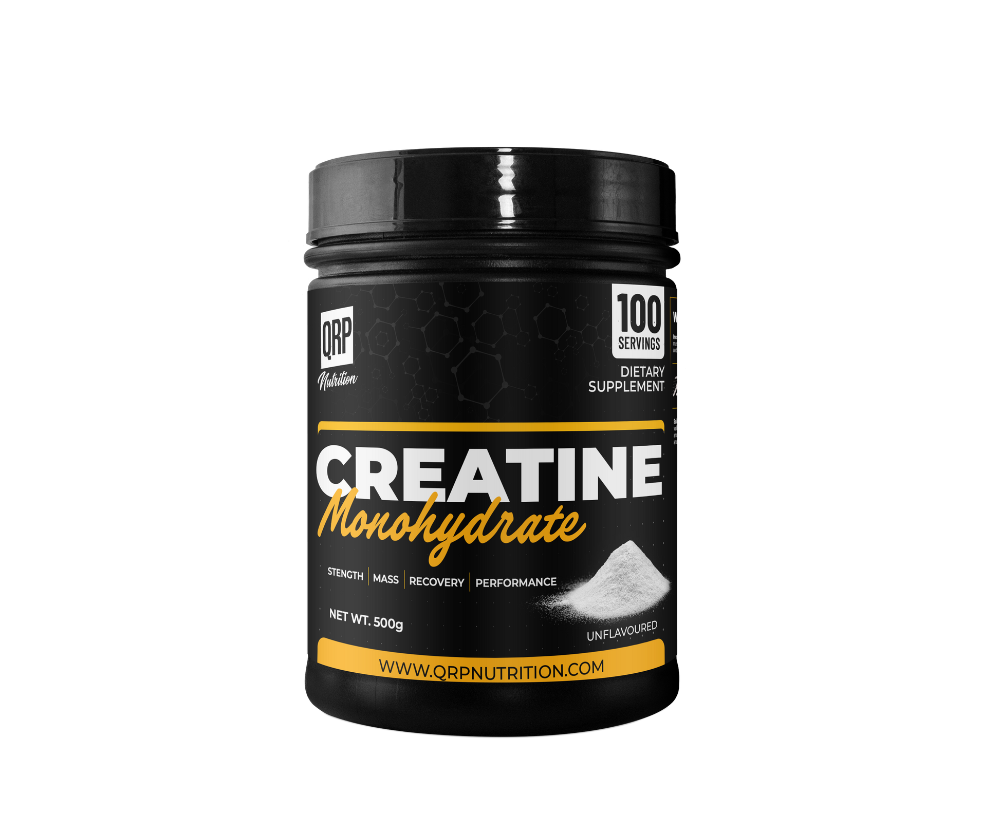 QRP Nutrition Creatine Monohydrate (250g / 500g) image 4