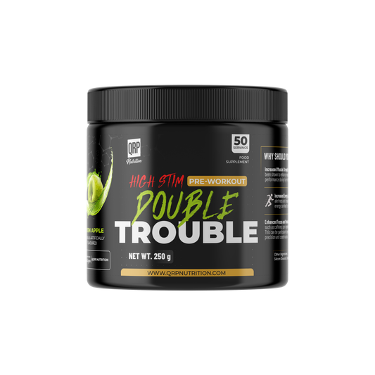 QRP Nutrition DOUBLE TROUBLE High Stim Pre-workout 250g image 0
