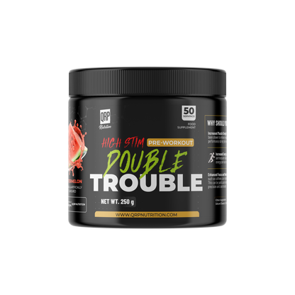 QRP Nutrition DOUBLE TROUBLE High Stim Pre-workout 250g image 3